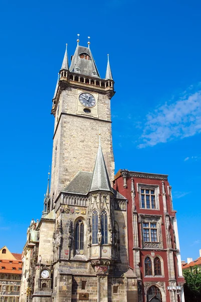 Torre da Cidade Velha Prefeitura de Praga — Fotografia de Stock