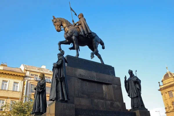 Wenceslas Monument — Stockfoto