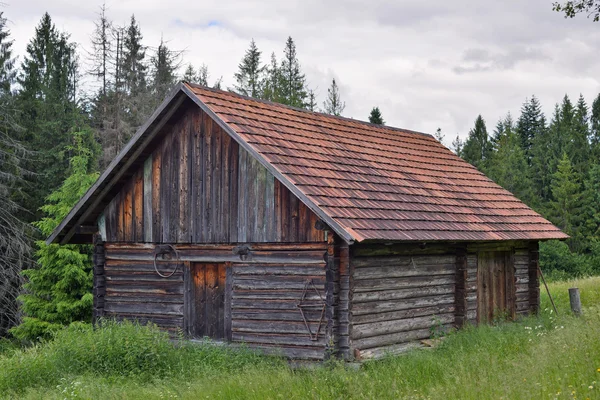 Ancienne grange en bois — Photo