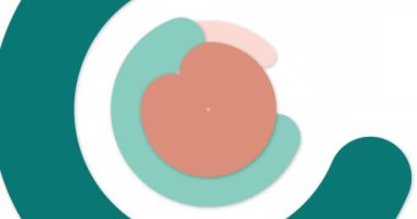 Renkli parlak soyut ekran yükleyici veya giriş veya çeviri için döngü hareketi tasarımı. 4k çözünürlük canlandırması.