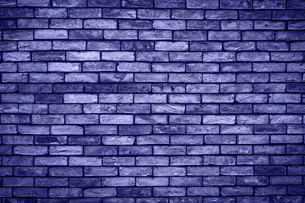 Brick wall of purple or violet masonry. Wall with small Bricks. Modern wallpaper design for web or graphic art projects. Abstract template or mock up. — Stock Photo, Image