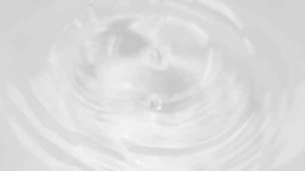 Крупним Планом Перегляд Текстури Води Хвилями Ефекту Накладання Води Відео — стокове відео