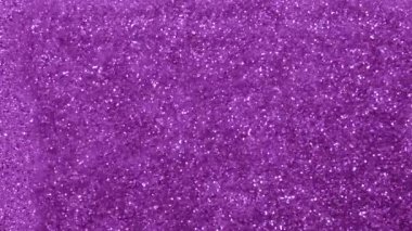 Mor parıltı ve ışıldayan parçacıklar dalga dalga ve ışık soyut arkaplan. Parlak sim parçacıkları yavaş çekim arkaplanı.