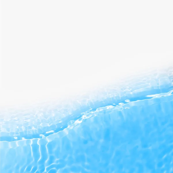 Поверхня Блакитного Басейну Вода Світловим Відбиттям Хвилями Текстура Прозорої Блакитної — стокове фото