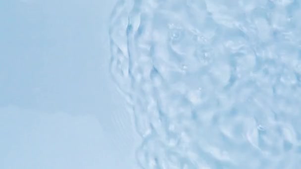 Närbild Visa Vatten Textur Med Vattendroppar Vattnet Overlay Effekt För — Stockvideo