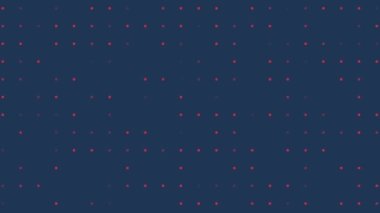 Sci-fi abstract full HD resolution animated background. Intro or transition with yellow dots that disappear and appear in random order on blue background.