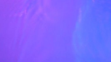 Neon Blue, pink and purple Water gradient texture with drops, splashes and waves. Organic water toned in blue and pink gradient with the refraction of light slow motion video banner.