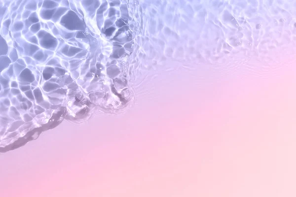 Suero Textura Agua Cerca Brillante Violeta Rosa Gradiente Fondo Gel — Foto de Stock