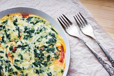 ıspanaklı omlet