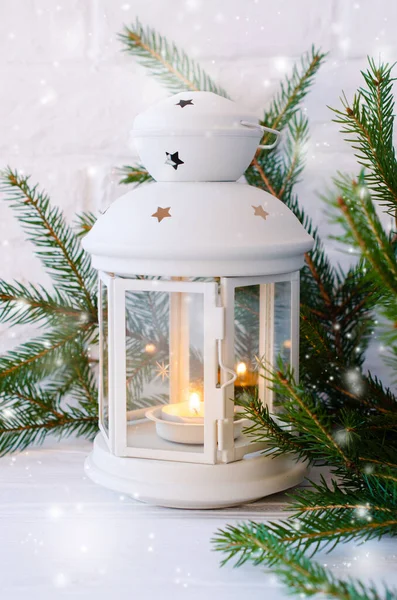 İskandinav tarzında Noel kompozisyonu.