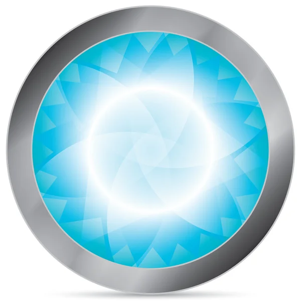Cerchio astratto blu — Vettoriale Stock