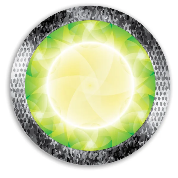 Green abstract ball — Stock Vector