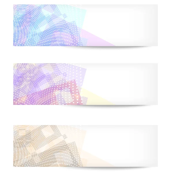 Banner abstrato — Vetor de Stock