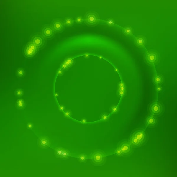 Green vector circle — Stock Vector