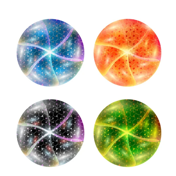 设置抽象球 — 图库矢量图片