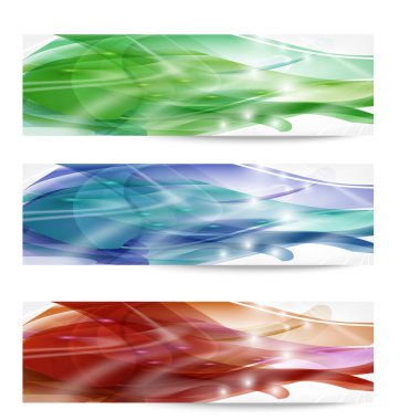 három absztrakt banner3 추상 배너