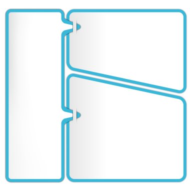 metin için üç kare