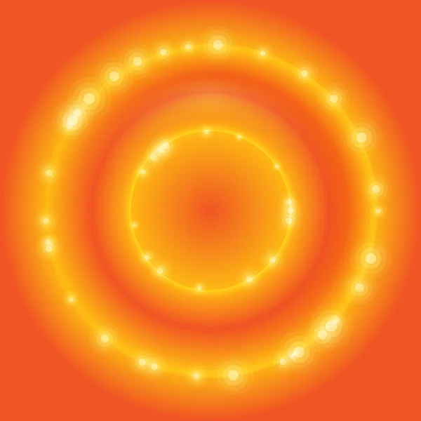 Cercle vectoriel orange — Image vectorielle
