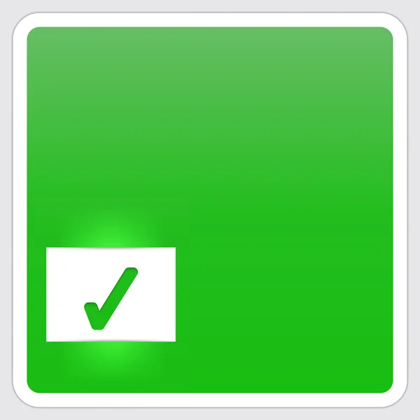 Πράσινο κουτί για κείμενο — Διανυσματικό Αρχείο