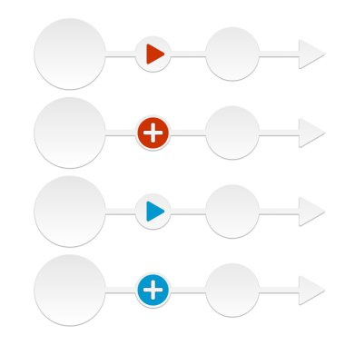 vektör soyut okları ayarla