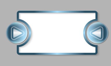 ok ile mavi metin çerçevesi