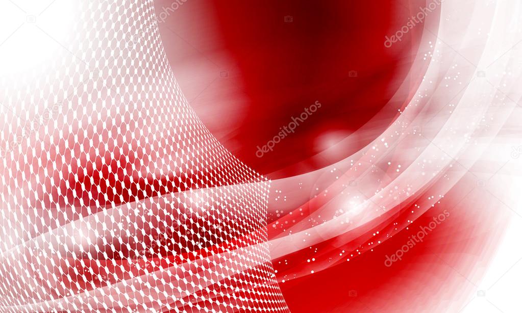 red abstract background with grid