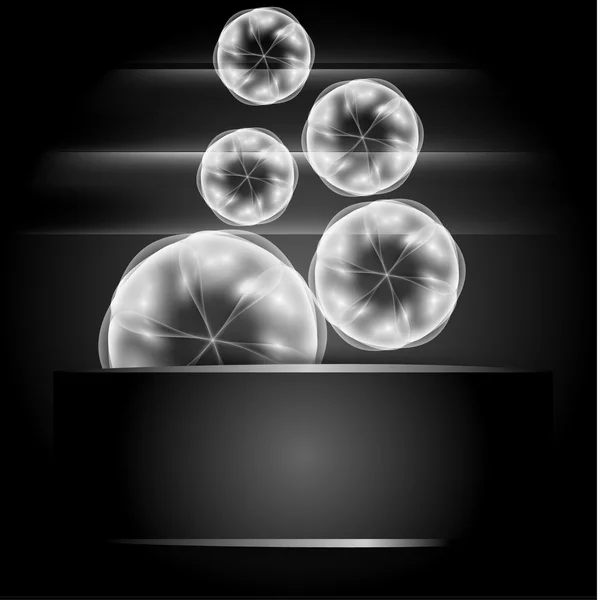 Fondo abstracto blanco y negro — Archivo Imágenes Vectoriales