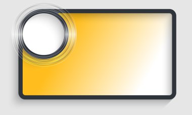 siyah soyut metin çerçevesi ve saydam efekti