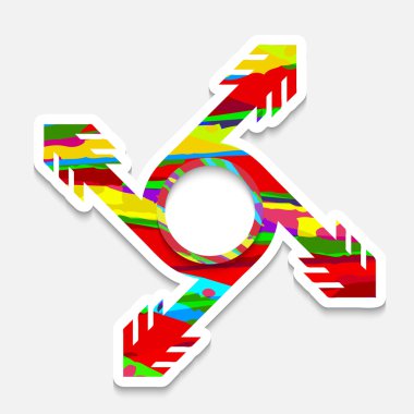 okları olan dairesel nesne