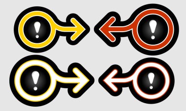 ok ile vektör uyarı simgesini ayarla