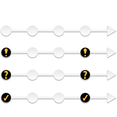 gri soyut ok işaretleri ile