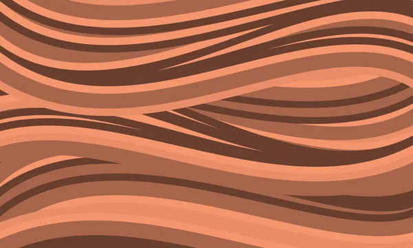 Lignes vectorielles abstraites marron et orange — Image vectorielle