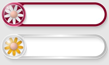 mor ve gümüş vektör soyut düğmelerle çiçek