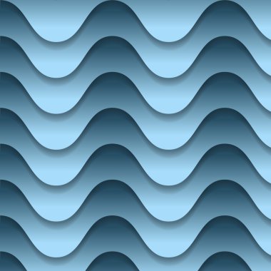 Mavi Dalgalar ile vektör zemin
