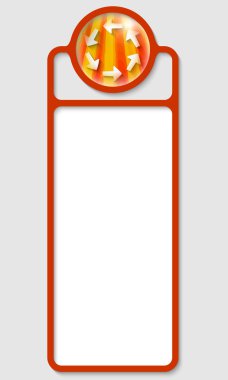 oklar ile herhangi bir metin kutusunu dikey