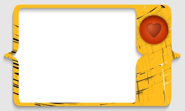 kalp ile herhangi bir metin için vektör çerçeveler