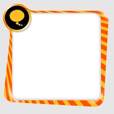 herhangi bir metin ile konuşma balonu için vektör boş kutu