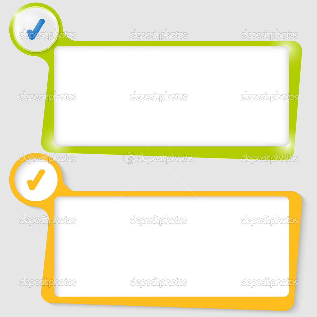 set of two text boxes for text with the check box