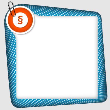 vector frame for inserting text with paragraph