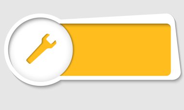 vektör metin kutusu için somun anahtarı ile metin ekleme