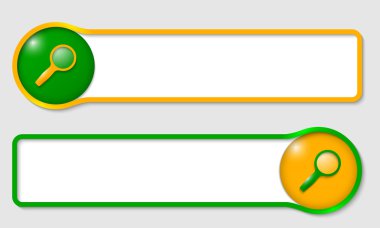 iki metin çerçevesinin büyüteç ile metin için ayarla
