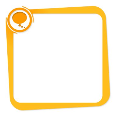 vektör kutusu için konuşma balonu ile herhangi bir metin