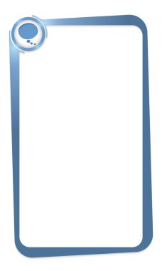 mavi kutu konuşma balonu ile herhangi bir metin girmek için