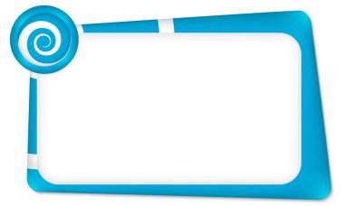 spiral ile herhangi bir metin için vektör çerçeve