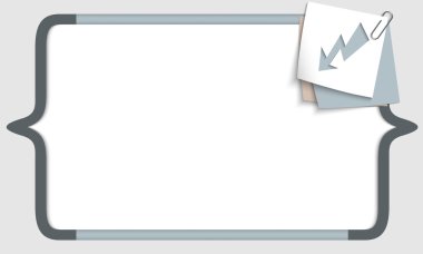 herhangi bir metni köşeli ayraçla için çerçeve vektör ve flash