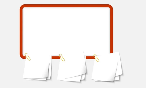 红框上注意输入文件的文本 — 图库矢量图片