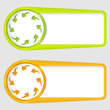 okları olan metin girmek için iki kutu seti