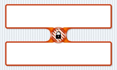 asma kilit ile metin girmek için iki kutu