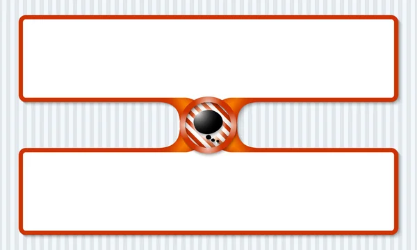 Dos casillas para introducir texto con burbuja de voz — Archivo Imágenes Vectoriales