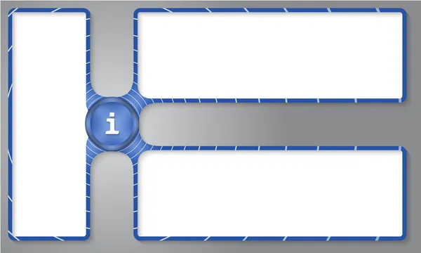 三个框用于输入文本信息符号 — 图库矢量图片